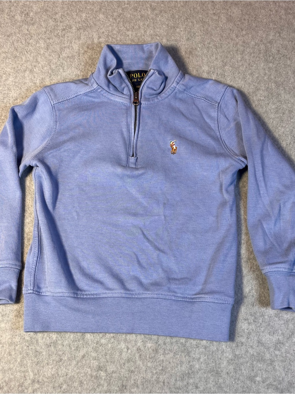 Polo by Ralph Lauren Light Lavender Half-Zip Pullover Boys size 3T